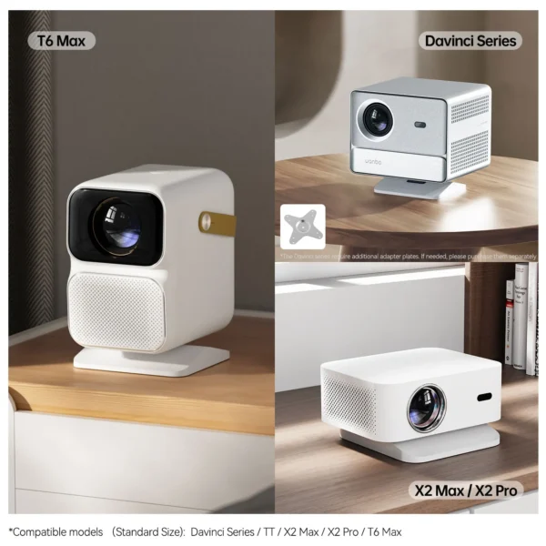 Wanbo suporte para projetor de mesa, suporte removível e ajustável para projetor de mesa universal - Imagem 6