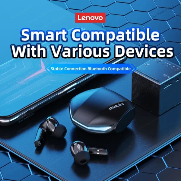 5 pçs original lenovo gm2 prowireless fones de ouvido sono máscara olho fone elástico confortável esportes bandana bluetooth - Imagem 3