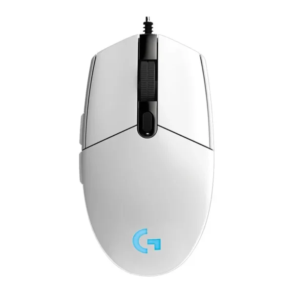 Mouse gamer Logitech G102 com fio USB - 8000 DPI, iluminação RGB arco-íris para computador PC/Mac e laptop - Imagem 3