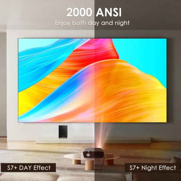 Mais novo【Android 14 Google System】 Projetor 4K Beamer Projetores de licença oficial Netflix 5G WiFi Vídeo vídeo Smart Home Theater - Imagem 4