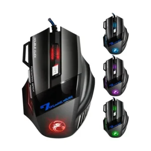 Mouse X7 botão retroiluminado - 5500 DPI ajustável e design ergonômico