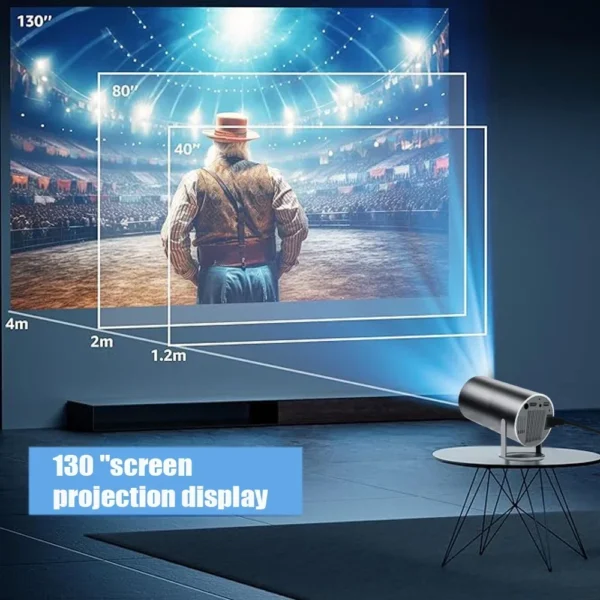 Ditong hy300 plus projetor 4k android 1080p 1280*720p full hd home theater vídeo mini projetor led para filmes versão atualizada - Imagem 6