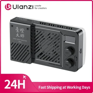 Ulanzi P40 RGB / P40 Bi 40W Luz de vídeo portátil com ventilador de resfriamento para fotografia Vlog ao vivo