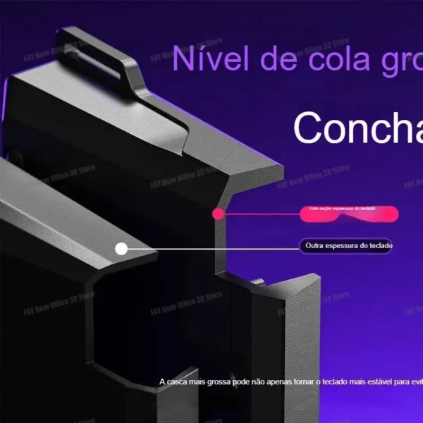 AULA WIN60 WIN68 HE MAX teclado mecânico interruptor magnético 8k taxa de polimento RGB 0 zona morta e-sports teclado para jogos personalizável - Imagem 5