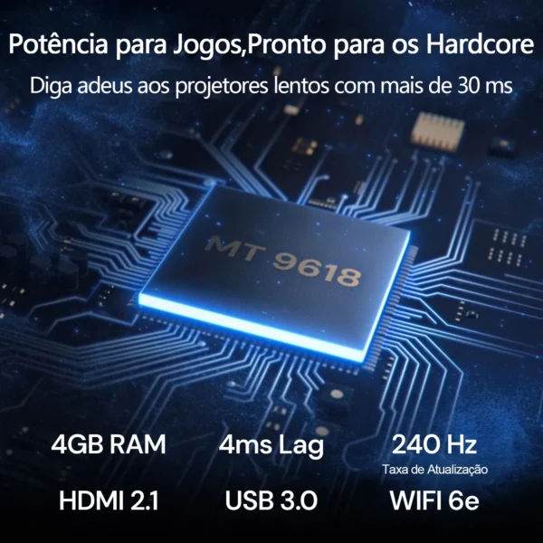 Projetor triplo laser Valerion Vision Master Pro2 4K IMAX, 3000 lúmens ISO, compatível com Google TV, para jogos, cinema em casa - Imagem 2