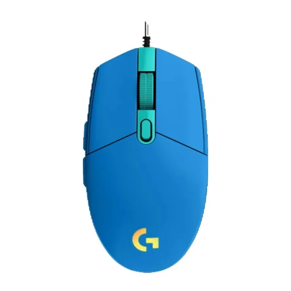Mouse gamer Logitech G102 com fio USB - 8000 DPI, iluminação RGB arco-íris para computador PC/Mac e laptop - Imagem 4