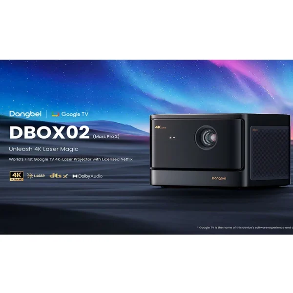 Dangbei mars pro 2 projetor nativo 4k hdr10 + dlp laser cinema 2450 iso lumen google tv android para casa versão global teatro - Imagem 9