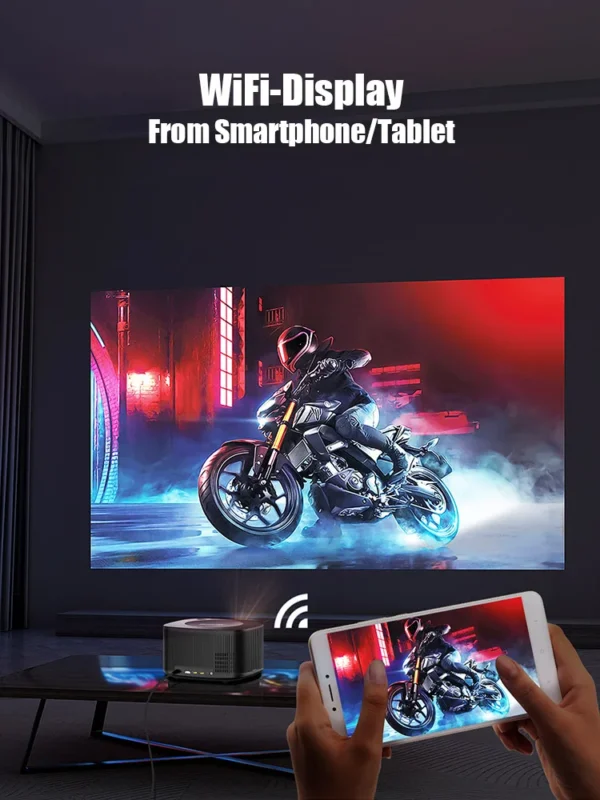 BYINTEK X30 Full HD 1080P Projetor licenciado Sistema de TV Netflix Auto-foco Dolby Smart WIFI LCD LED Vídeo Projetor de home theater - Imagem 5