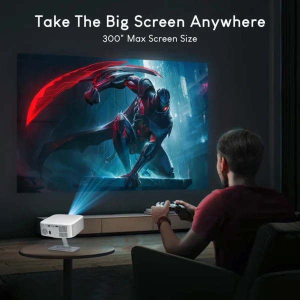 Salange netflix projetor p92max inteligente android 13 1080p bt5.2 wifi6 12000l foco eletrônico auto keyston 4k filme hd cinema em casa - Imagem 5