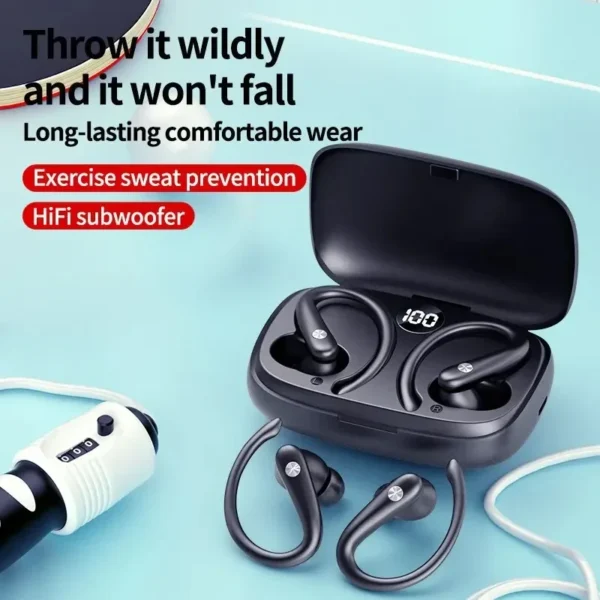 Xiaomi a520 sem fio bluetooth 5.3 fones de ouvido tws esportes toque alta fidelidade estéreo vida à prova dwaterproof água pendurado - Imagem 2