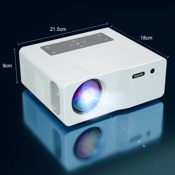 Wzatco w1 1920*1080p 4k projetor led wifi inteligente 9.0 android proyector home theater media player de vídeo 6d keystone jogo beamer - Imagem 3