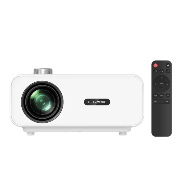 BlitzWolf BW-V5 Projetor LED Físico 1080P Resolução 9000 Lumens Bluetooth 5.0 Filme Portátil Compatível com TV Stick - Imagem 4