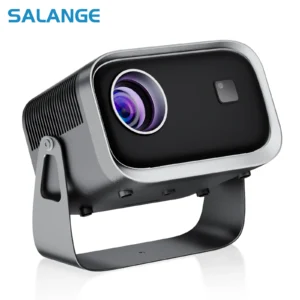 Salange mini projetor p28b home theater android 11 bt5.2 wifi colocação de estilo livre projeção suporte smartphone mesma tela