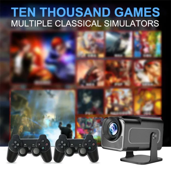 Salange HCS350 Pro Projetor de jogos Mini rotação livremente Beamer para Xiaomi IOS Android Phone compatível com PSP PS1 GBA Simulator - Imagem 3