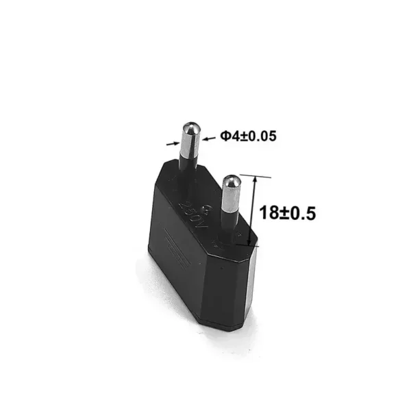 1 pçs adaptador da ue conversor de viagem adaptador americano  eua para ue plug euro plug adaptador elétrico ac tomada elétrica - Imagem 8