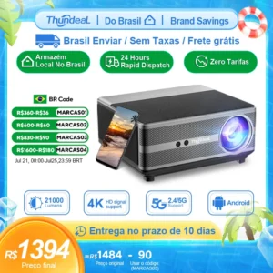 ThundeaL Full HD 1080P Projetor TD98W para 2K 4K Vídeo Áudio WiFi Android Home Theater TD98 Cinema Beam Projetor PK DLP Beamer