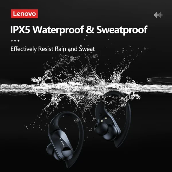 Original lenovo lp75 tws bluetooth v5.3 fones de ouvido sem fio led display digital redução ruído à prova dwaterproof água novo - Imagem 4