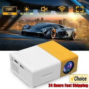 Mini portátil yg300 led ao ar livre mini hd 1080p projetor móvel projetor infantil ultra-clara mini projetor portátil