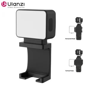 Ulanzi LM001 Pocket 3 Mini Luz de Vídeo 5800K 500mAh Luz LED Magnética para DJI OSMO Pocket 3 Fotografia Vídeo Vlog