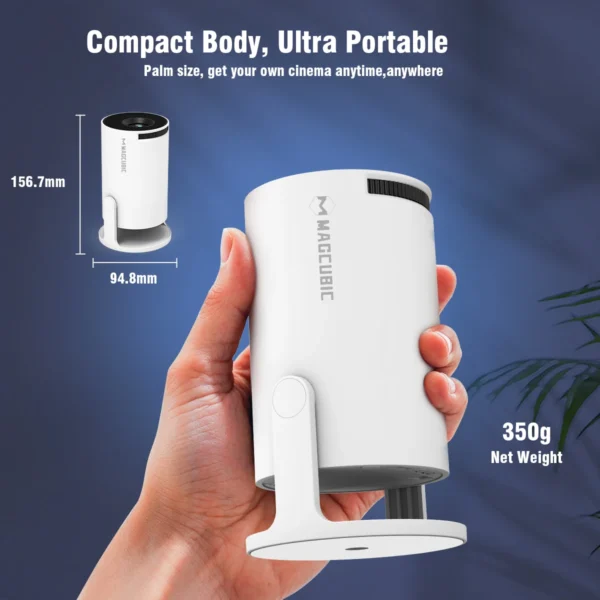Transpeed 4K Wifi6 HY300 Pro Projetor Android 11 290 ANSI Dual WIFI Allwinner H713 BT5.0 720P Home Cinema Portátil ao ar livre - Imagem 4
