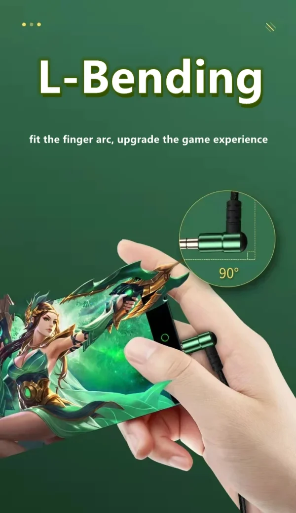 Gamer com fio fones de ouvido jogos com fio metal alta fidelidade baixo estéreo 3.5mm fone para telefone computador microfone l jack magnético - Imagem 4