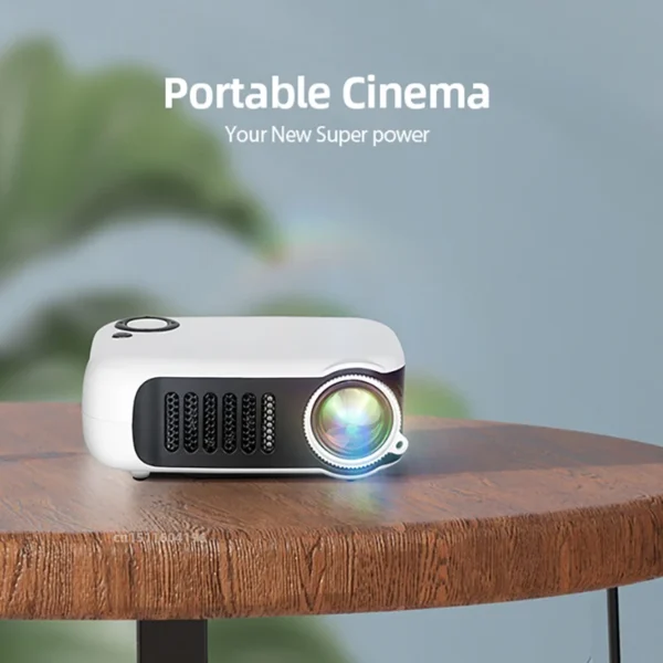 Aun A2000 Projetor Portátil LED Home Theater Projetor Mini Cinema Smart TV Beamer Suporte 1080P Full HD Filme Play mini projetores portátil projetor laser 3D projetor 4k mini projetores portátil projetor laser - Imagem 3