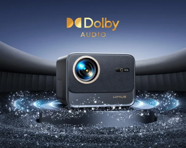 Projetor Wimius K9 4k 30000Lumens Netflix Oficialmente Foco Automático/Keystone FHD 1080p WIFI 6 Suporte Bluetooth Dolby Home Theater - Imagem 4