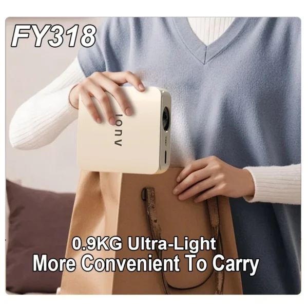 2025 4K Projetor de filmes ao ar livre Android 11 10000 lúmens com alto-falante 5W embutido sem fio WiFi 6 Projetor portátil Bluetooth - Imagem 5