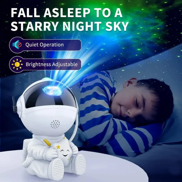 Galaxy estrela projetor led night light céu estrelado astronauta porjetores lâmpada para decoração projetor de cinema em casa presentes das crianças - Imagem 3