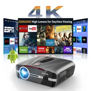 Netflix licenciado 4k projetor completo hd1080p home theater vídeo autofoco suporte dolby áudio conferência projetor portátil novo