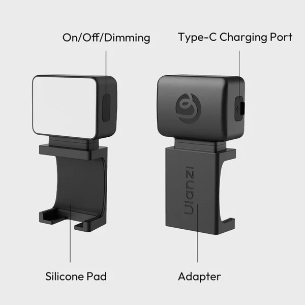 Ulanzi LM001 Pocket 3 Mini Luz de Vídeo 5800K 500mAh Luz LED Magnética para DJI OSMO Pocket 3 Fotografia Vídeo Vlog - Imagem 11