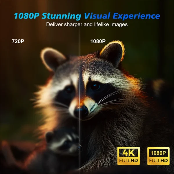 Novo projetor portátil doméstico 350 ansi filme projetor de luz diurna android 11.0 projetor inteligente 4k decodificação projetor de foco automático - Imagem 2
