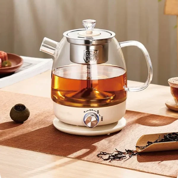 1000ml chaleira elétrica pu'er chá vapor bule casa multi-função máquina de fazer chá isolamento automático bule de vapor 600w