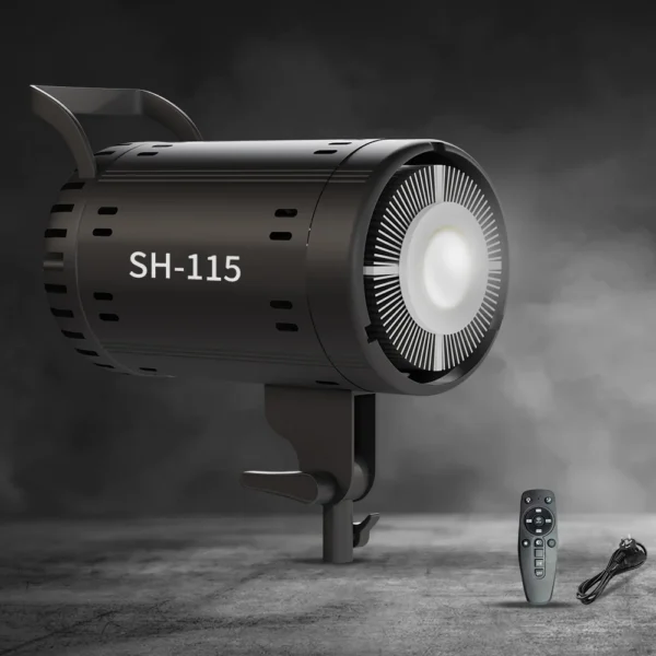 115w fotografia 8300cy atualizado 220v led luz de vídeo bowens luz do dia-equilíbrio lâmpada retrato flash estúdio 3000-6000k youtube ao vivo - Imagem 4
