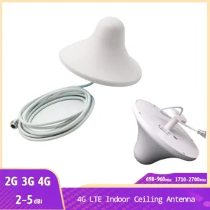 Antena interna de teto 2g 3g 4g lte, 698-2700mhz, com cabo de 30cm/3m, conector macho n, amplificador de telefone, antena