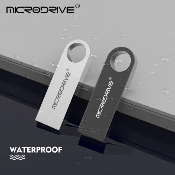 Metal USB 2.0 Flash Drive Pendrive 16GB 32GB 64GB Memory Stick U Disk 128GB Chaveiro Presente - Imagem 5