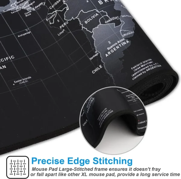 Mapa mouse pad grande mapa tapete de mesa protetor gaming mousepads escritório mesa decoração teclado longo estofamento notebook computador gamer esteira - Imagem 5