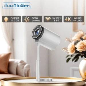 Touyinger X9 pro Mini Projetor Inteligente Nativo 1080P 4K Android 13 Vídeo WiFi Bluetooth Projetor de Home Theater