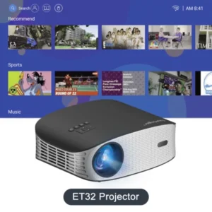 Touyinger ET32 1500ANSI Full HD 4K Projetor 5G WIFI Home theater Media Video Player Smart Beamer