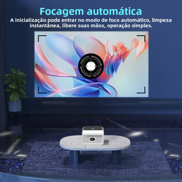 VIVICINE 1080p Full HD Home Theater Projetor portátil 4K, foco automático Auto Keystone, Videos Games Movie Projetor Beamer - Imagem 3