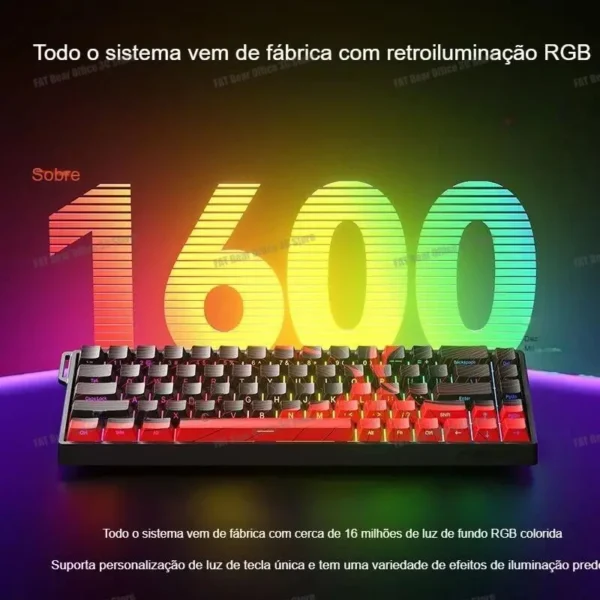 AULA WIN60 WIN68 HE MAX teclado mecânico interruptor magnético 8k taxa de polimento RGB 0 zona morta e-sports teclado para jogos personalizável - Imagem 2