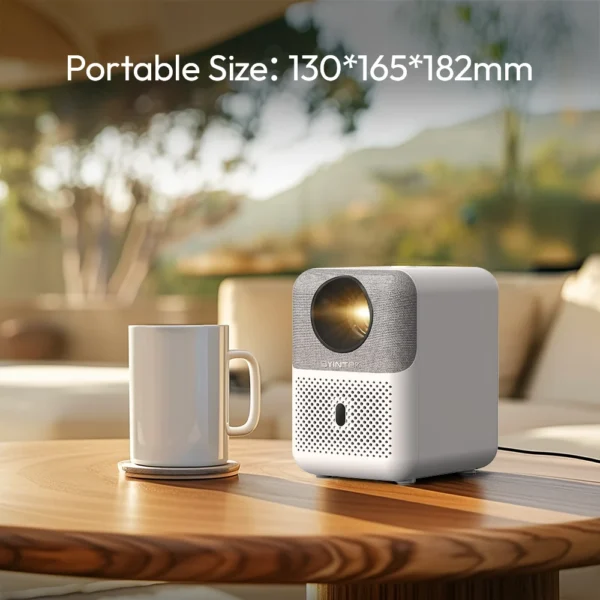 BYINTEK LOVE U4 Smart Mini Projetor de Home Theater 4K 1080P Vídeo Android WIFI para Cinema de Smartphone - Imagem 4