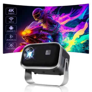 Projetor LED Salange-Mini, P28B, P28A, 8K Full HD, WiFi, 8000 Lumens, Android 9, Suporte 1080P, Vídeo caseiro para filme ao ar livre