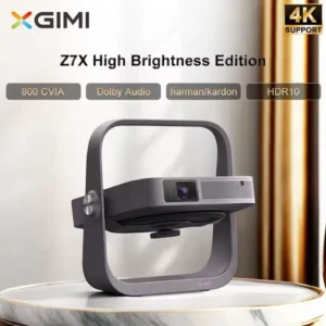 Voxflx para xgimi z7x dlp projetor 4k suporte alto brilho full hd 3d android wifi beamer para home theater com áudio dolby