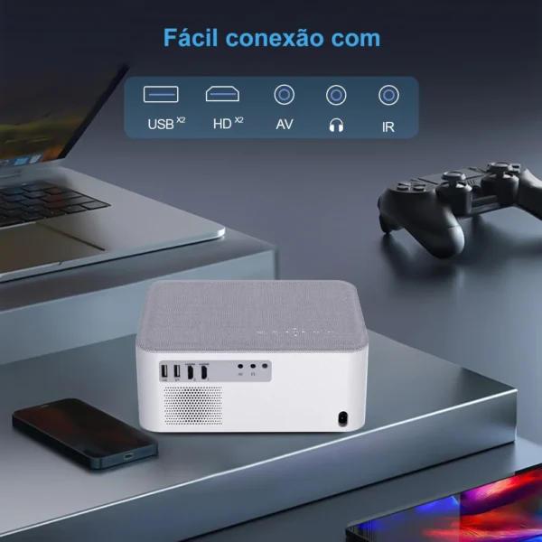 ThundeaL Mini Projetor Portátil TD92 Pro FHD 1080P Full HD Feixe 4K Vídeo WiFi Projetor Android TD92Pro Filme 3D Home Theater - Imagem 5