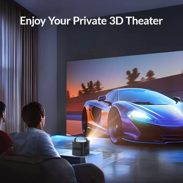 Vevshao v50 projetor portátil 4k 3d wifi full hd1080p alto-falantes embutidos 2x10w projetores de home theater com bateria de 15000mah - Imagem 5