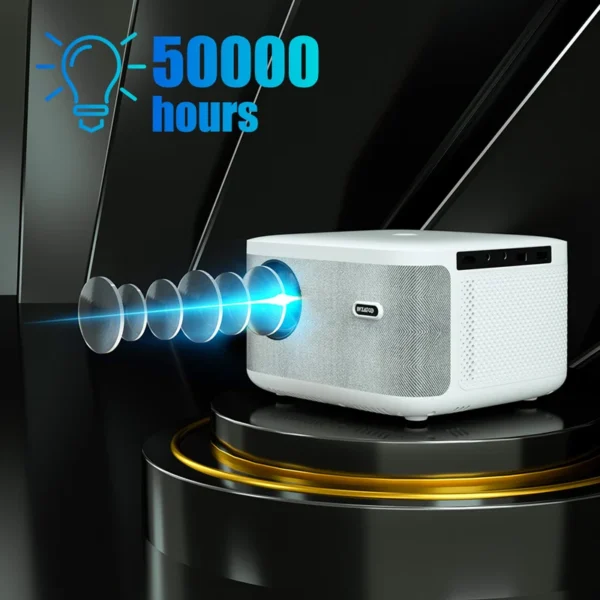 WZATCO A20 Foco Digital 32GB Inteligente Android WIFI Full HD 1920*1080P Projetor LED Projetor de Vídeo Home Theater Cinema LCD Beamer - Imagem 6