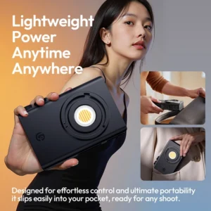 Ulanzi c01 100w luz cob portátil 2700k-6500k bicolor potência leve para câmera fotografia smartphone vlog streaming ao vivo