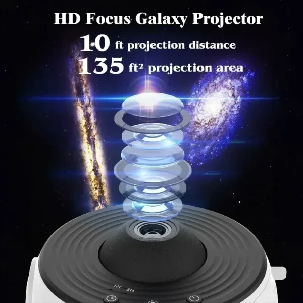 New Star Projector Galaxy Light 13 em 1 Planetário 360 ° Rotativa Aurora Night Light Lâmpada para Quarto Céu Estrelado Crianças Presente Adulto - Imagem 4