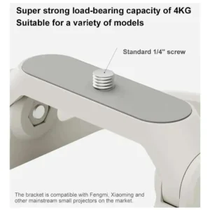 Suporte de mesa Touyinger Xming PTZ adequado para projetor pequeno Q3 Q2  Q1 Pro sob 4KG